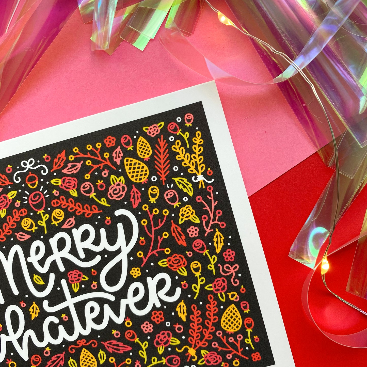 MERRY WHATEVER Holiday Card