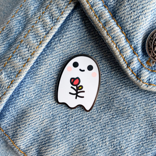 GHOSTING Enamel Pin
