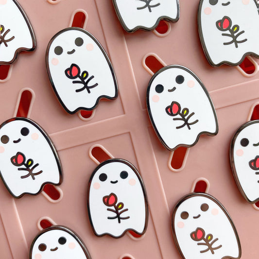 GHOSTING Enamel Pin