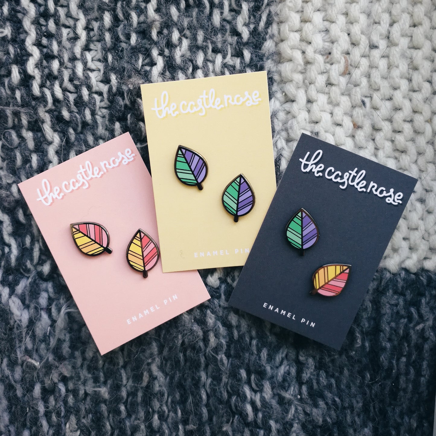 LEAF BESTIES Enamel Pin Set
