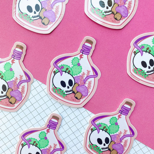 SPOOKY TERRARIUM Vinyl Sticker