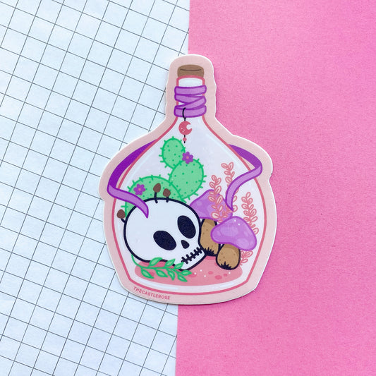 SPOOKY TERRARIUM Vinyl Sticker