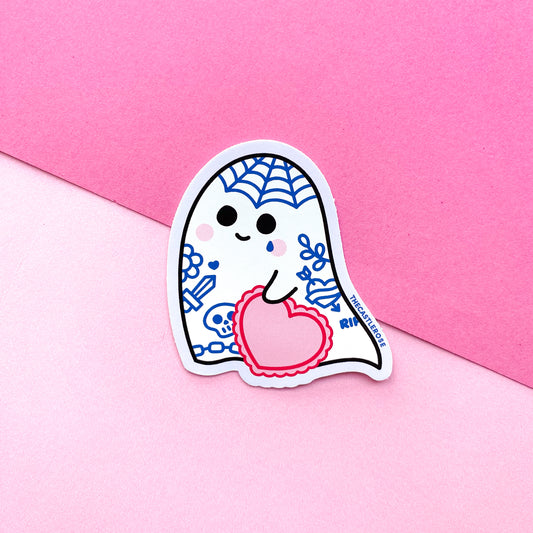TATTOO GHOST Vinyl Sticker