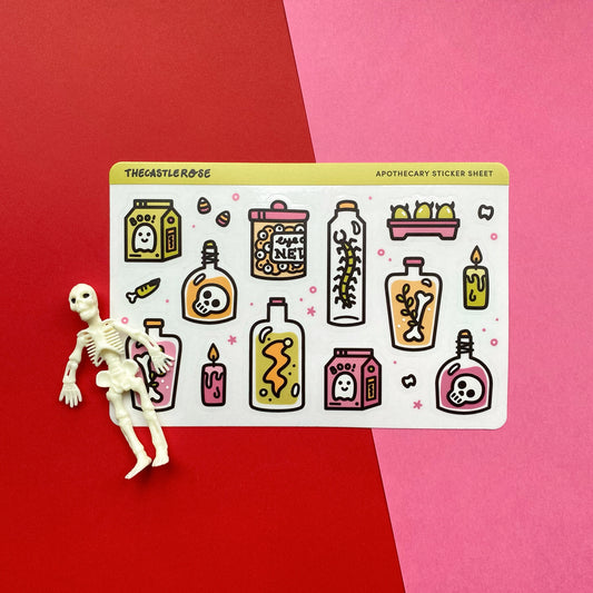 APOTHECARY Sticker Sheet