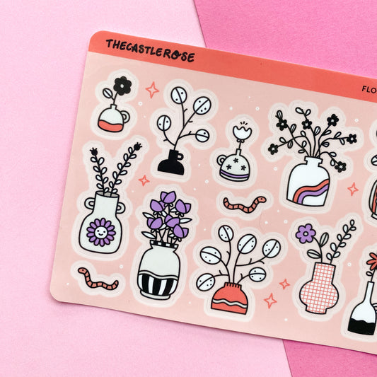 FLOWER SHOP Sticker Sheet