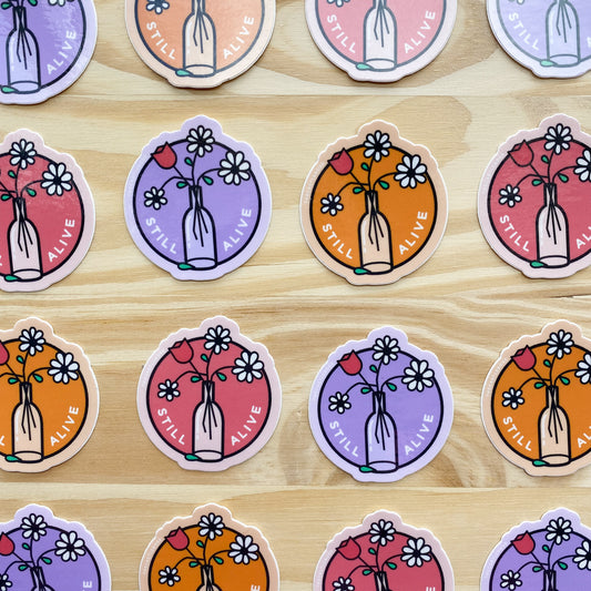 STILL ALIVE Vinyl Sticker