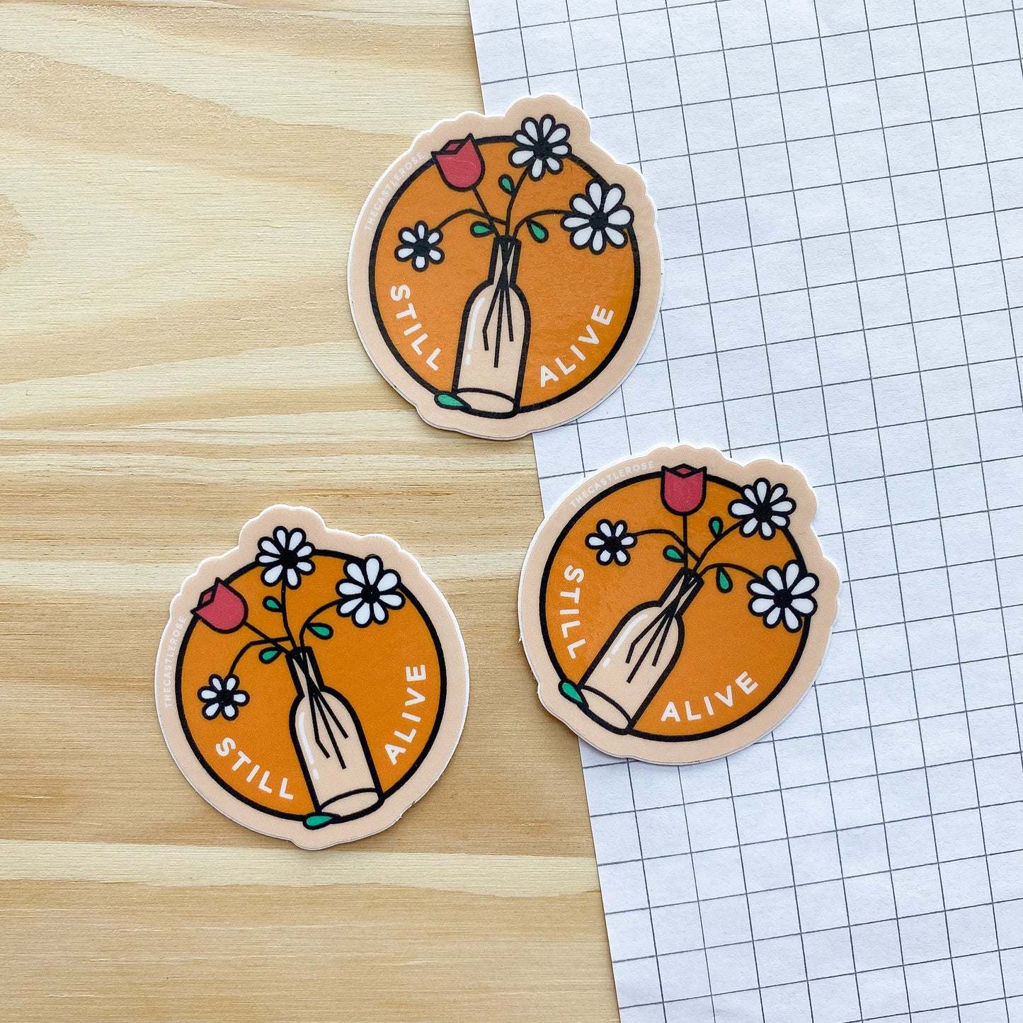 STILL ALIVE Vinyl Sticker