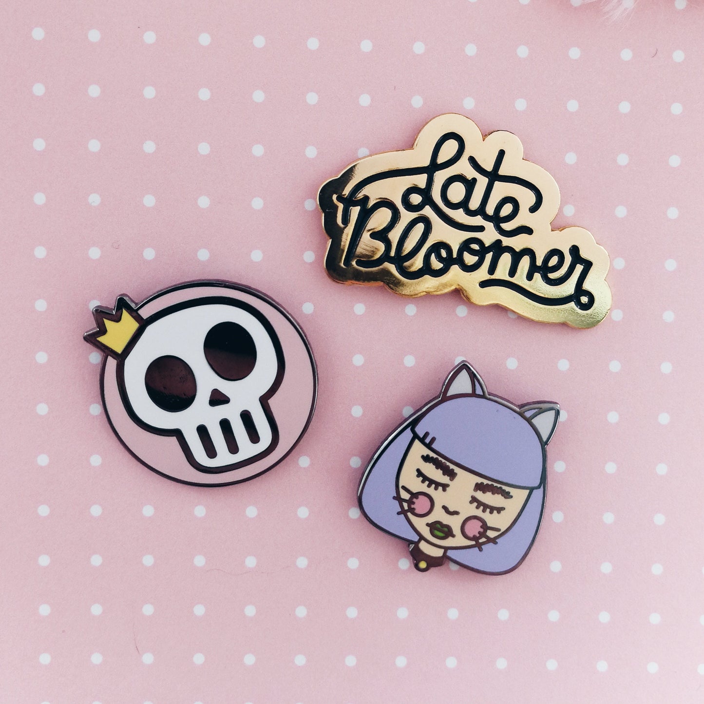 CAT LADY Enamel Pin