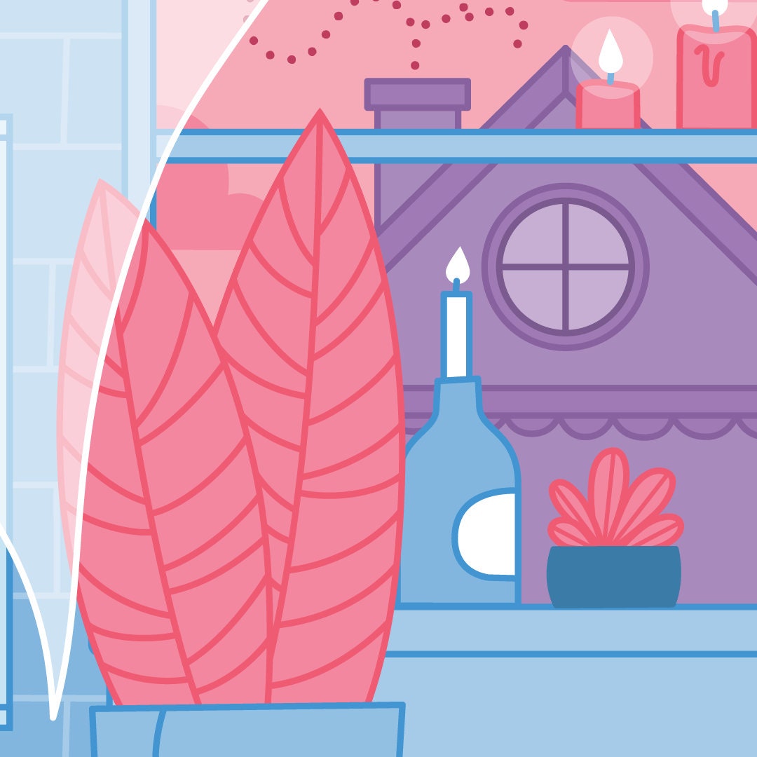 ISOLATION BLUES Art Print