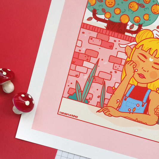 MOONSHROOM Art Print