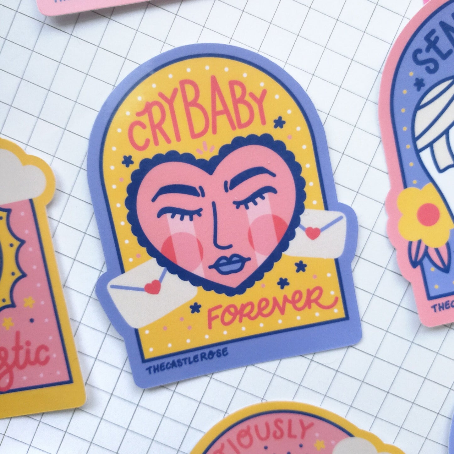 DELICATE AF Vinyl Stickers