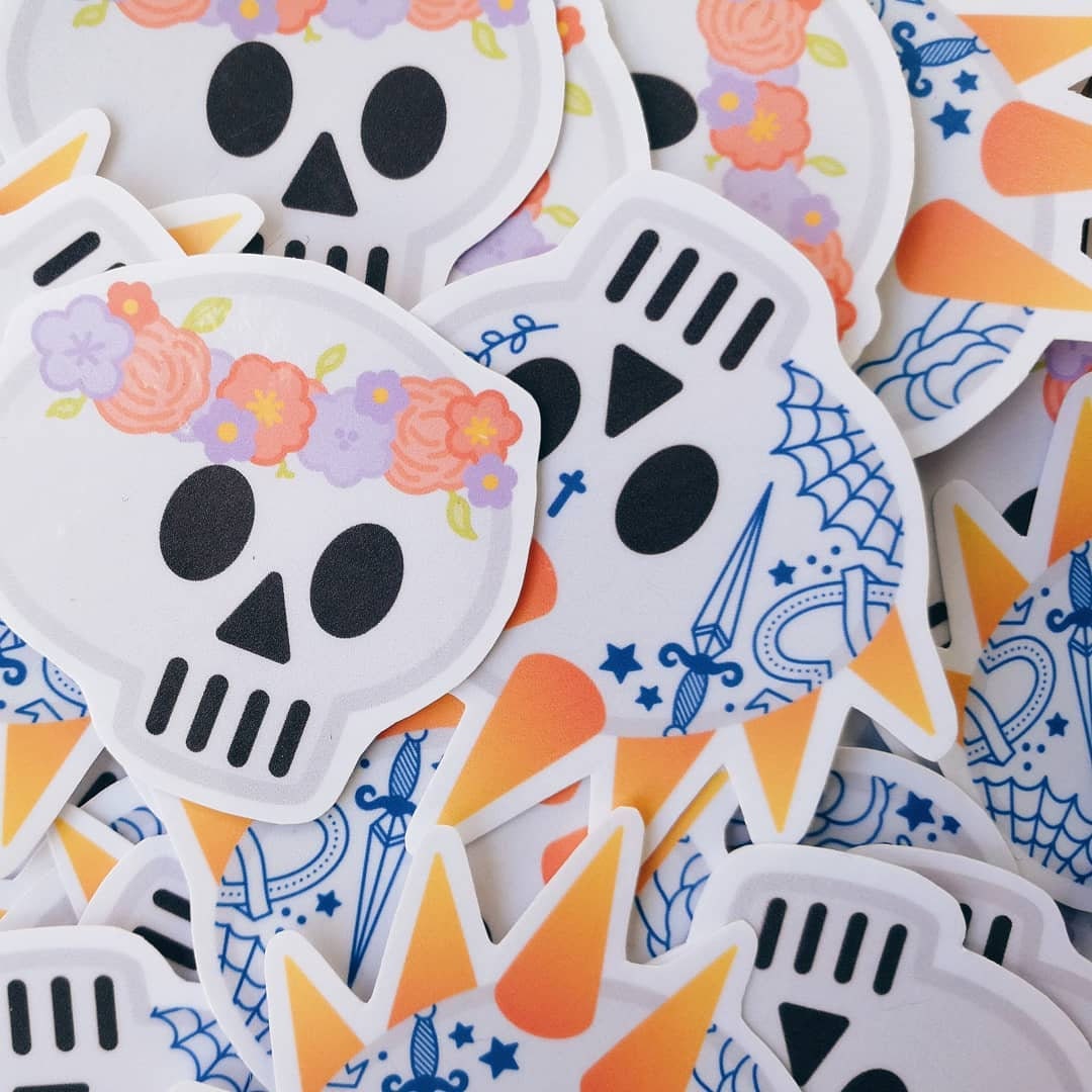 BONE DADDY Vinyl Sticker Set