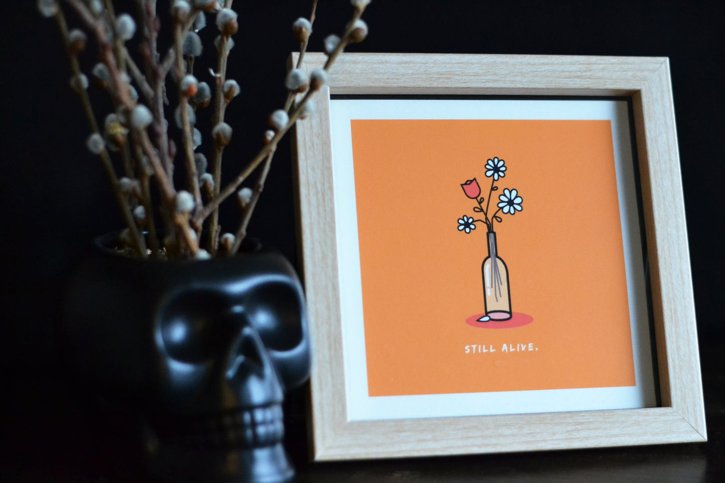 STILL ALIVE Art Print