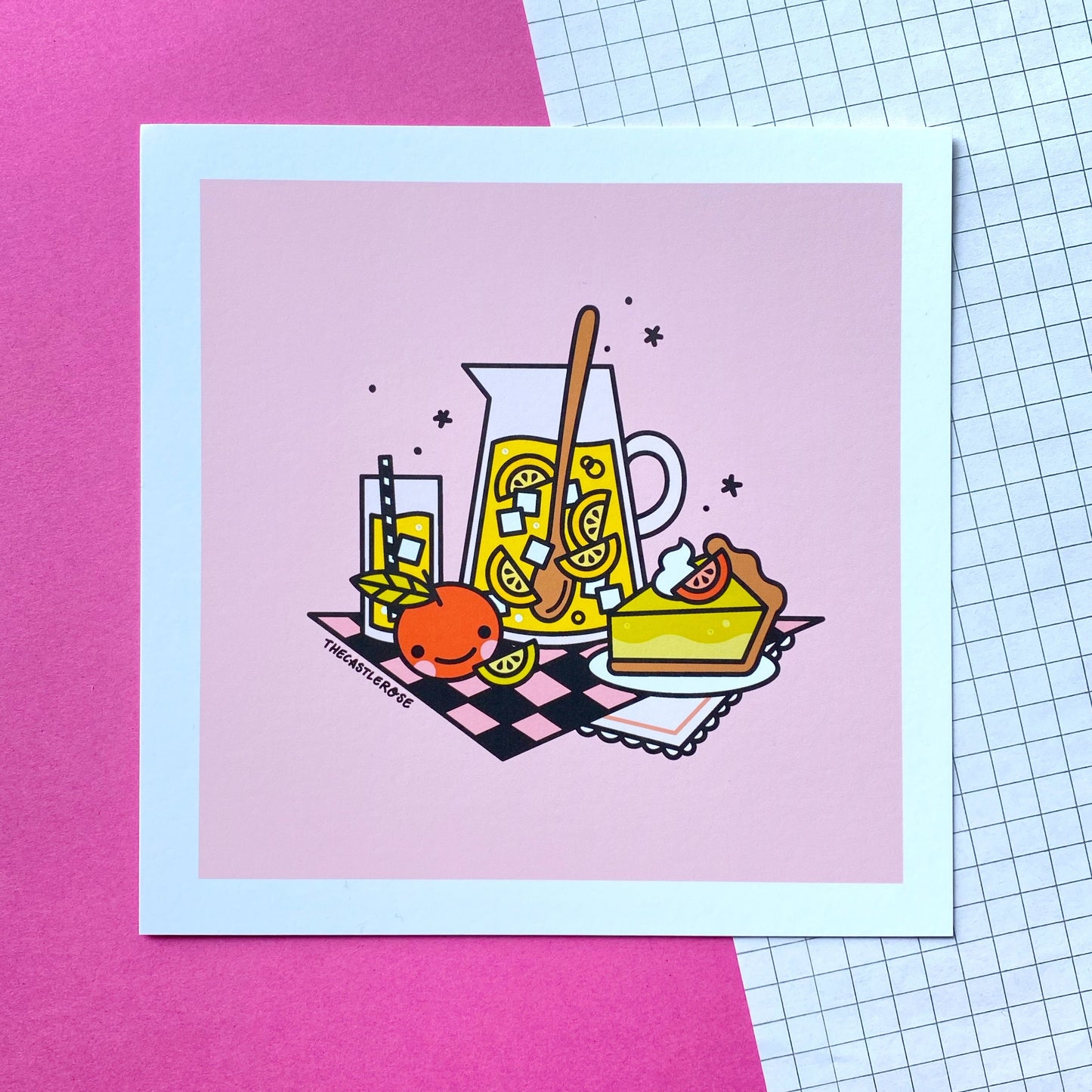SOUR LEMONADE Art Print
