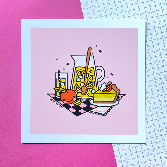 SOUR LEMONADE Art Print