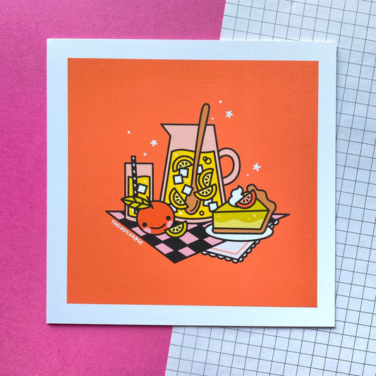 SOUR LEMONADE Art Print
