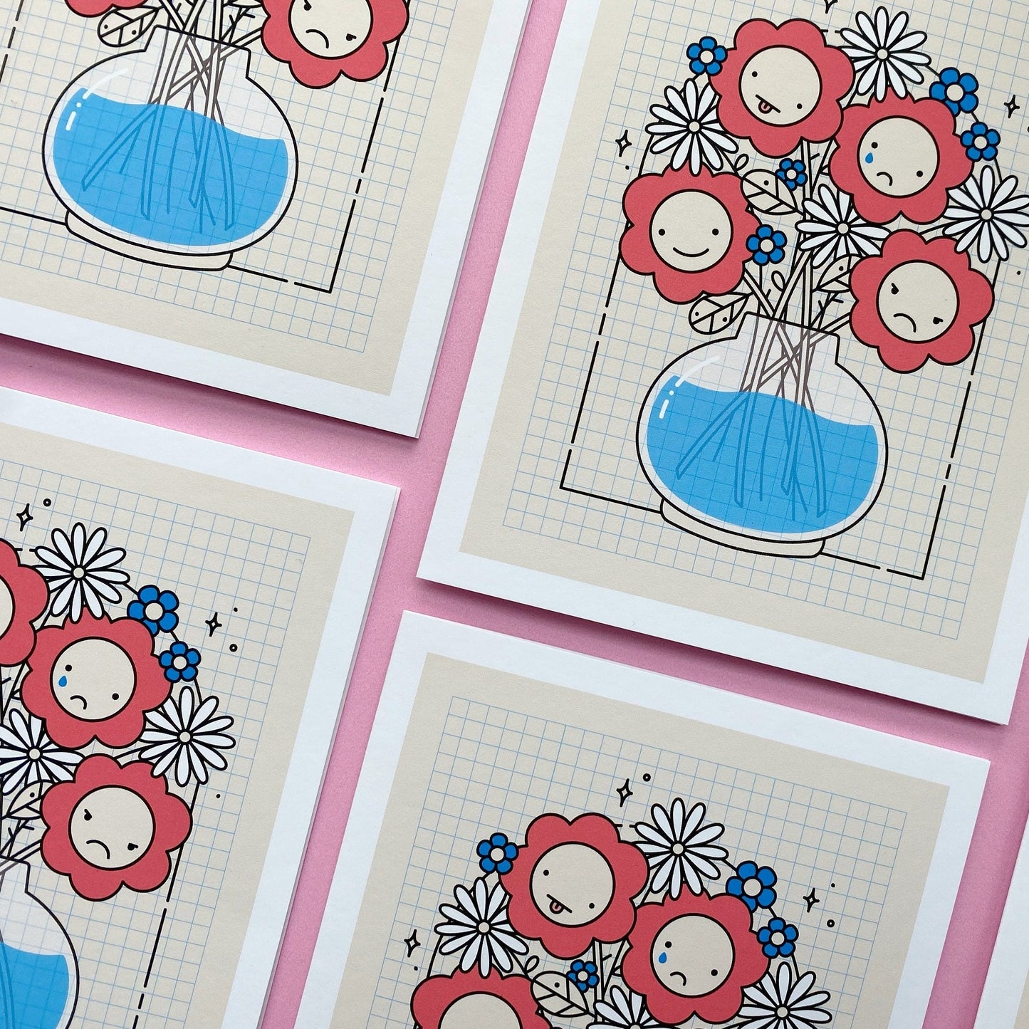 TOO MANY FEELINGS Greeting Card