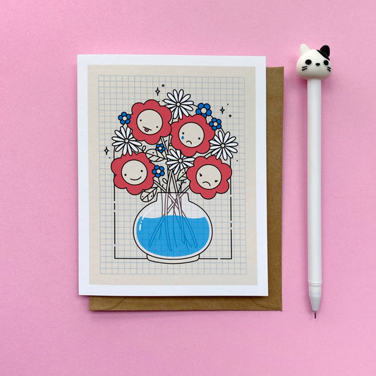 TOO MANY FEELINGS Greeting Card