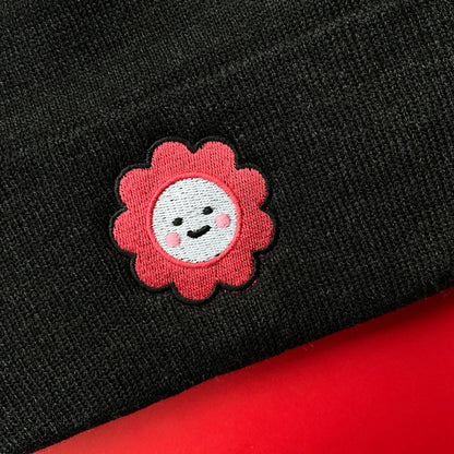 EMOTIONAL FLOWERS Embroidered Beanie