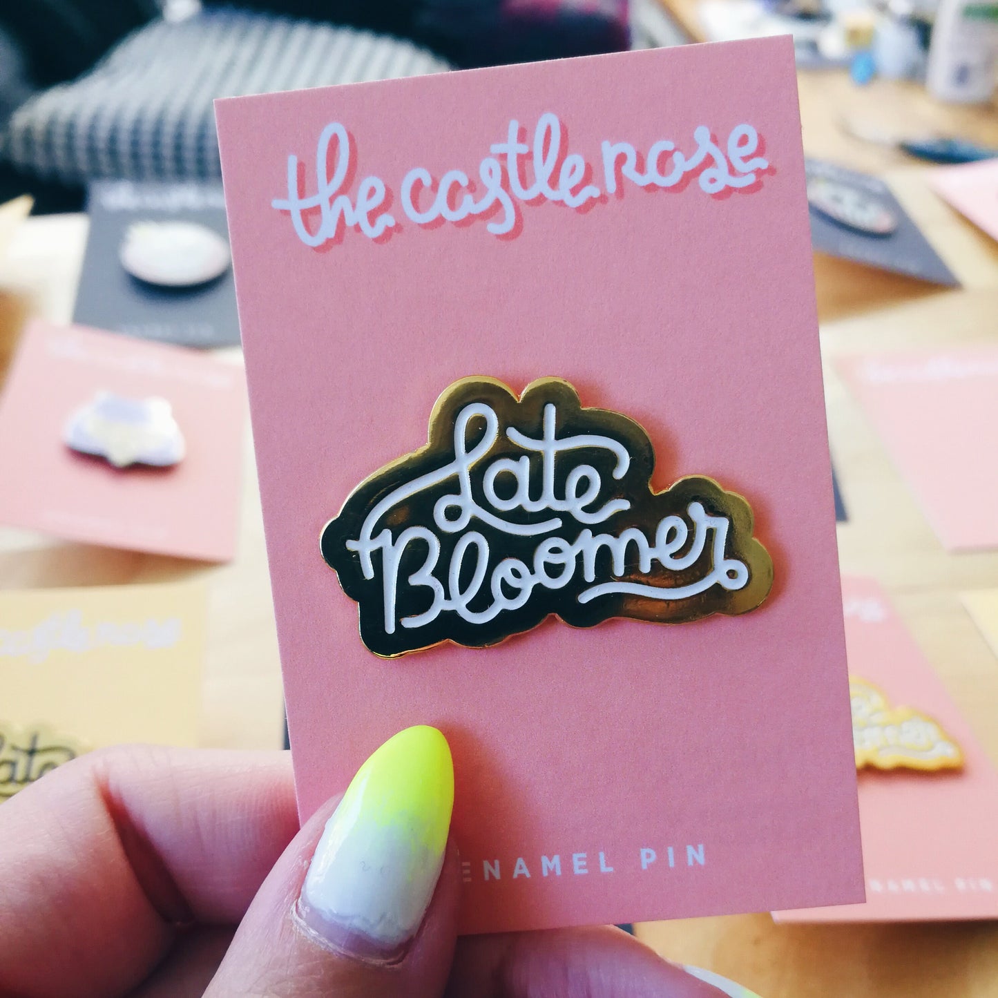 LATE BLOOMER Enamel Pin