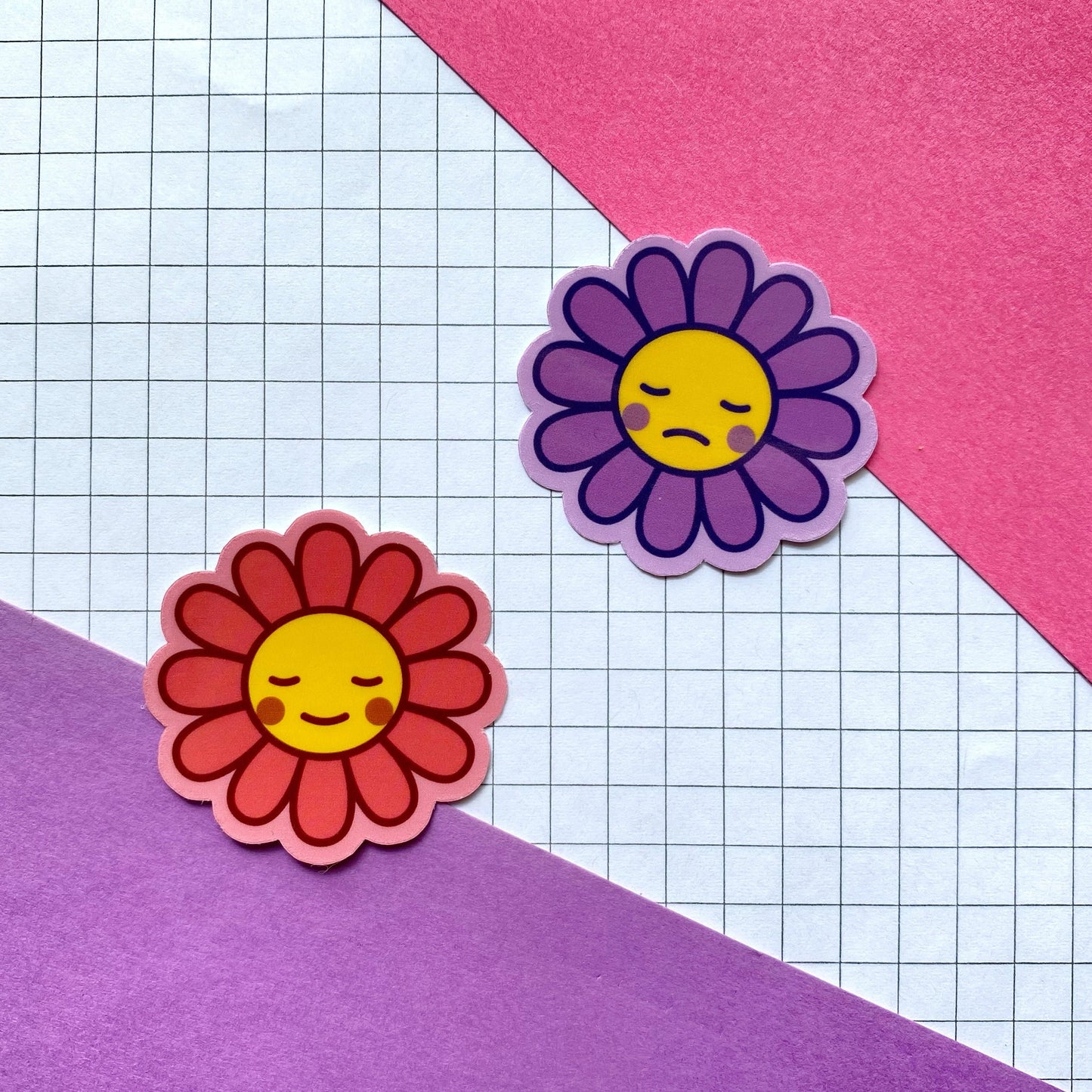 EMOTIONAL FLOWERS Vinyl Sticker Set